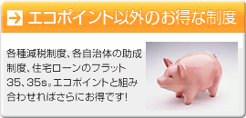 エコポイント以外のお得な制度