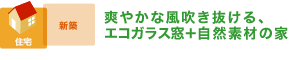 一見小ぶりで中は広々 ぽかぽか高性能ハウス